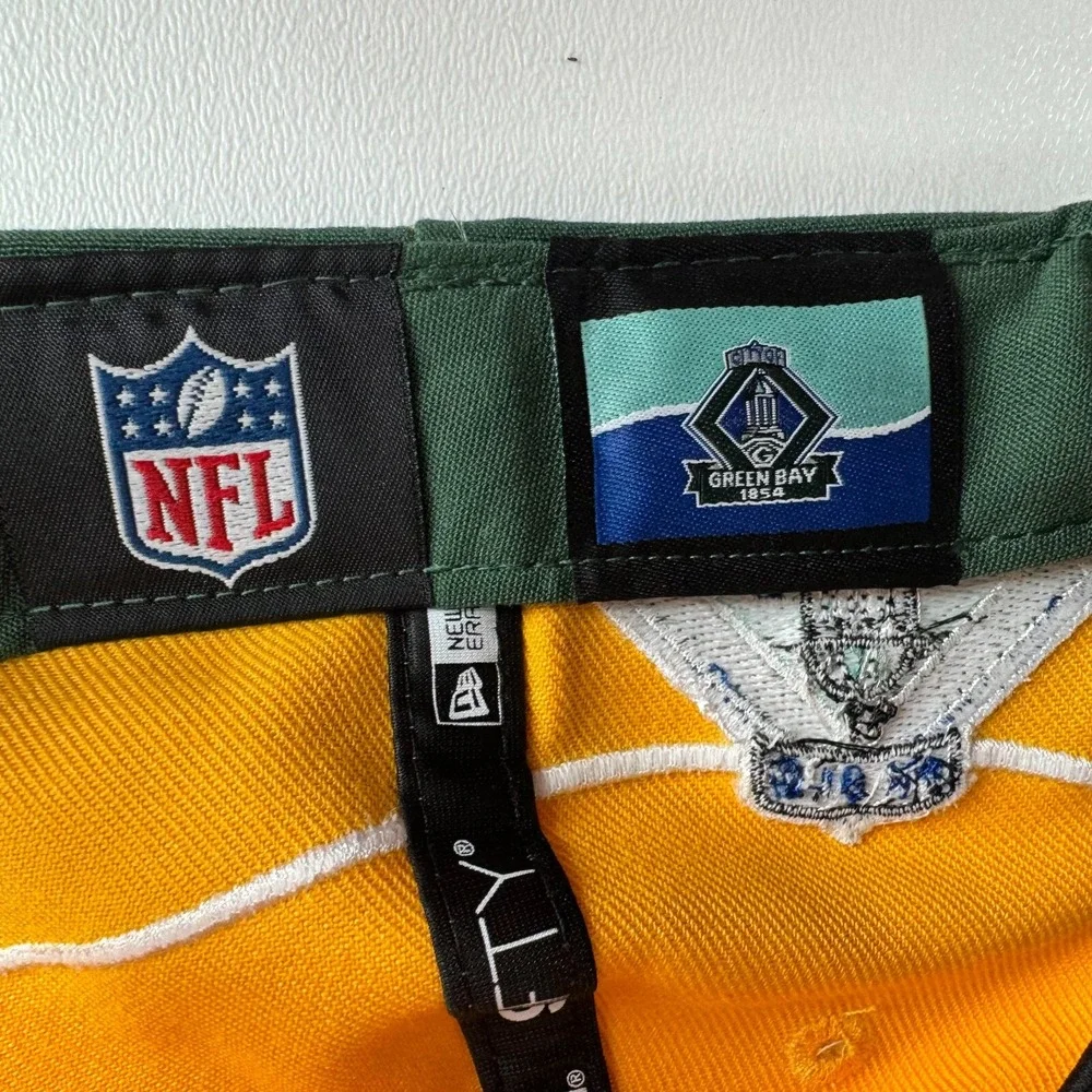 Green Bay Packers City 2019 Draft NFL 100 Years Adjustable Snapback Hat Cap - Picture 12 of 16